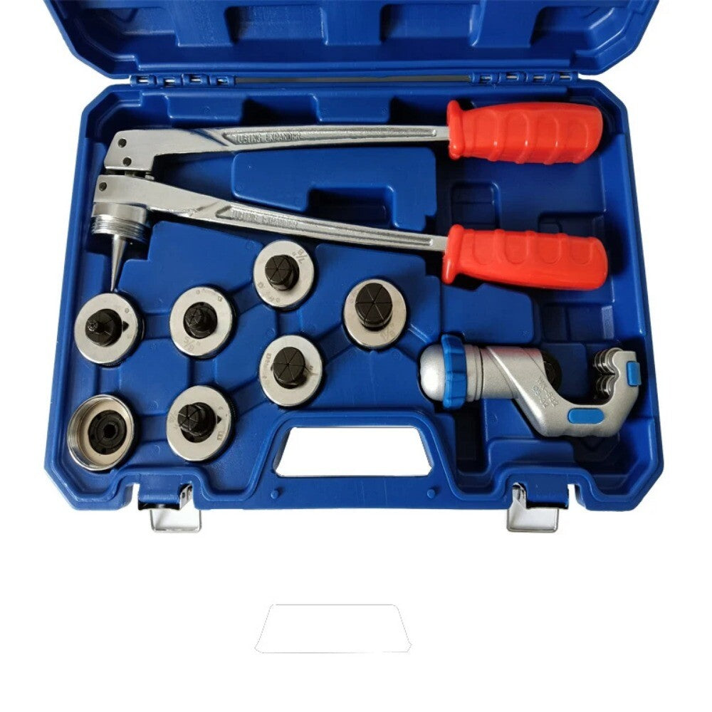 ya 14 CT-100A 3/8 ~1-1/8 Tube Cutter Flaring Tool Kit Manual Pipe Expander Expansion