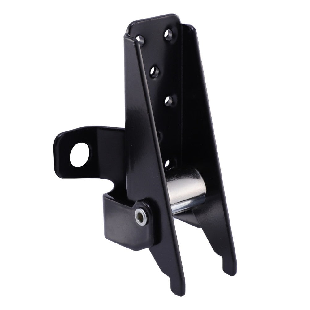 ya 11 6.8 Pair Adjustable Motorcycle Foldable Foot Pegs Clamp On Folding Pedal Black Iron