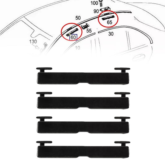 ya 2 6.29 Superior Quality Roof Rack Cover for MERCEDES For CLA For CLAss W117 4 Pieces