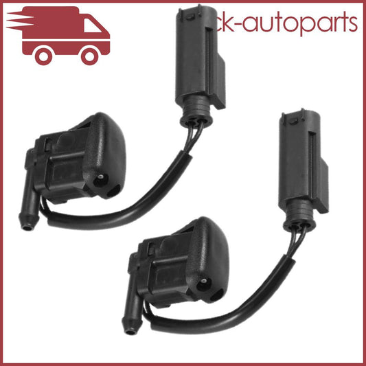 ya 13 2pcs Windshield Heated Washer Sprayer Nozzle for 5 Series E39 525 528 530 540 M5