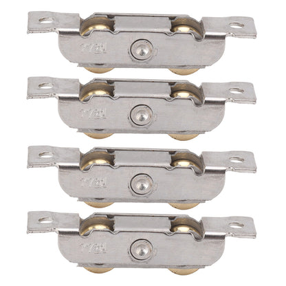 ya 14 4PCS Sliding Patio Door Roller Assembly Stainless Steel Copper Ball ing NC