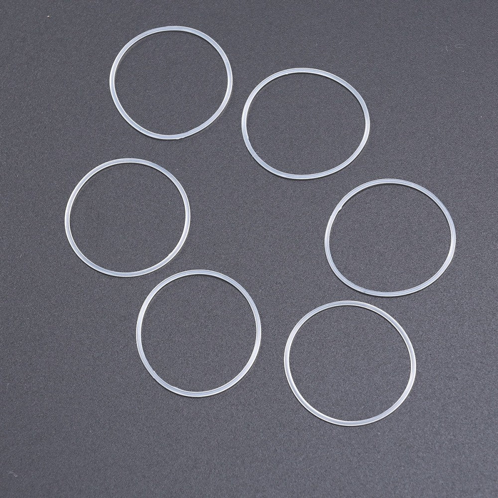 ya 9 6.5.3 5 PCS Silicone Sealing Ring Round Washers Airtight Gaskets Rings Seals
