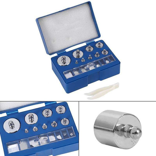 17Pcs 10mg ~100g Grams Precision Calibration Weight Set Test Jewelry Scale Tool