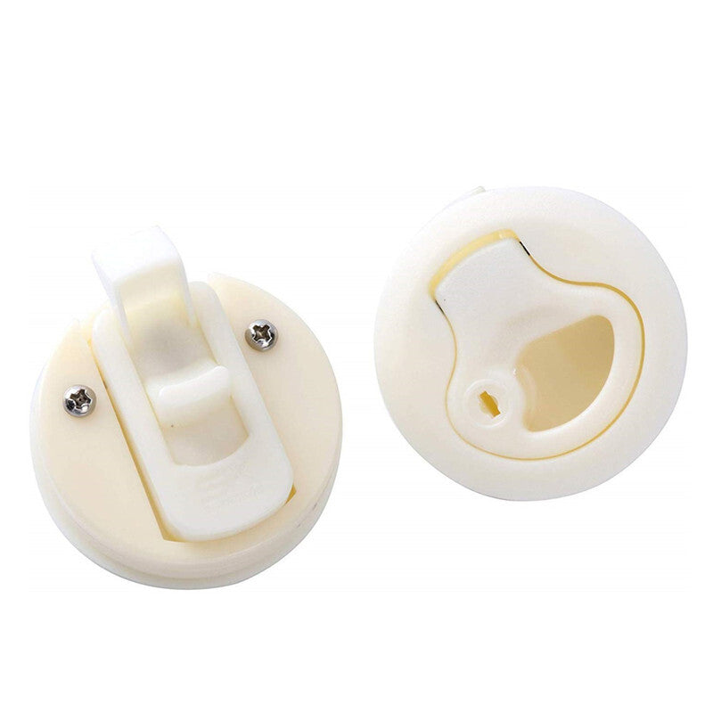 ya 1 7.9 2¡ÁMarine Yacht Boat Deck Hatch 1/2 ''Door 2 Flush Pull Slam Latch w/Lock Key Set