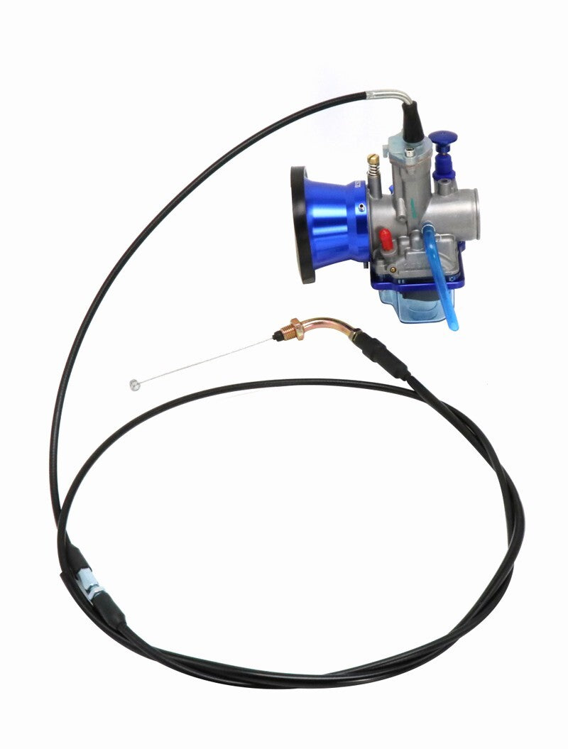 ya 5 8.7 188mm Motorcycle Throttle Cable Scooter Accelerator Double Elbow GY6 Engine