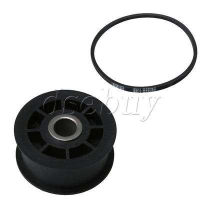 ya 26 2Pieces Washer Drive Belt w/ 38225 Idler Pulley Wheel Replacement for Ama 