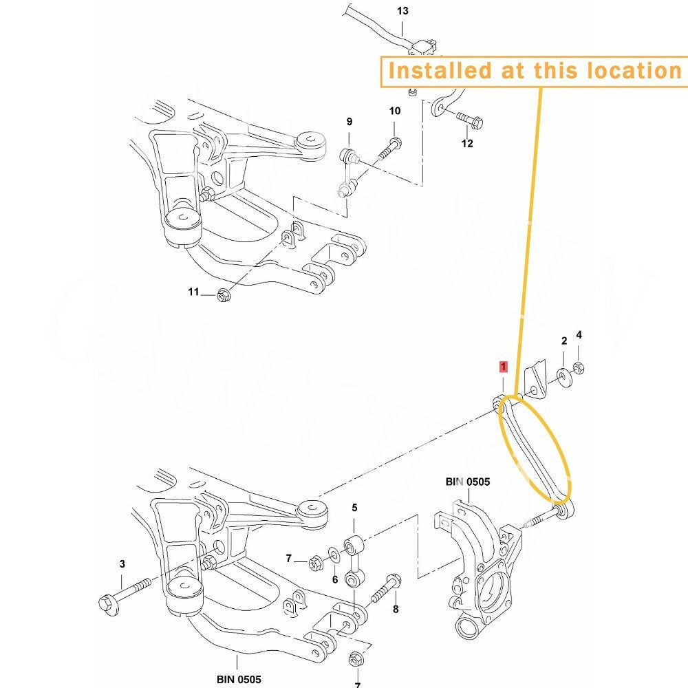 ya 5 8.7 Suitable for for Bentley GT Flying Spur rear steering tie rod end OE:4E0501529D