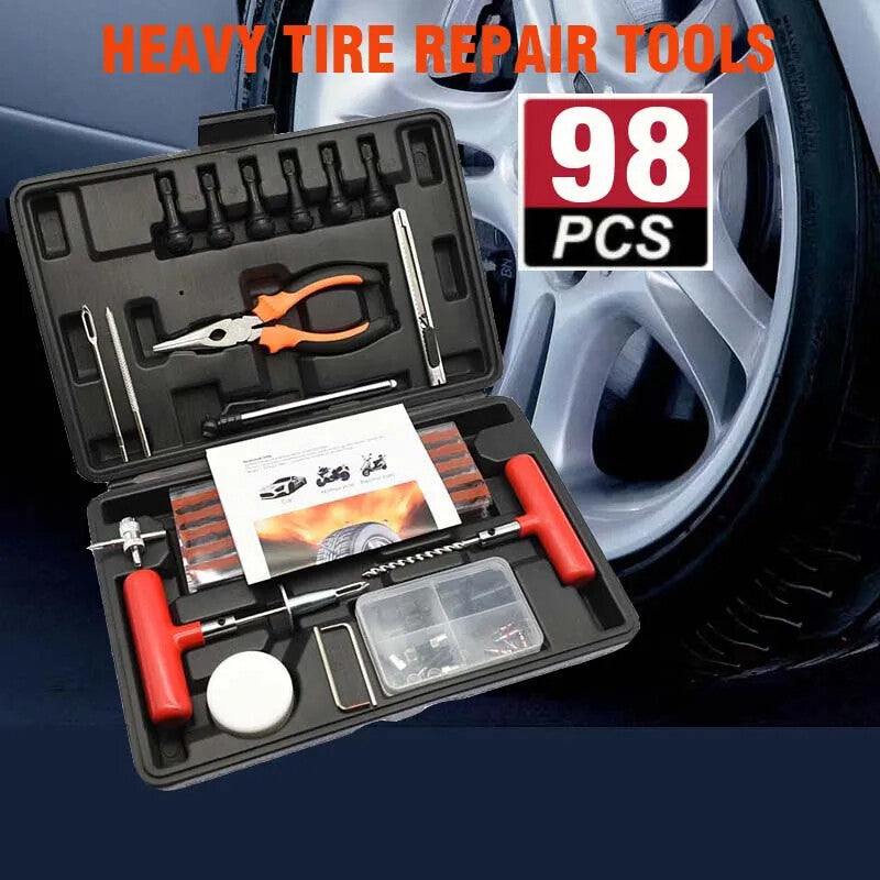ya 26 98 Car Tyre Repair Tools Tyre Repair Kit Stu ed Tool Set Bicycle Tyre Repair