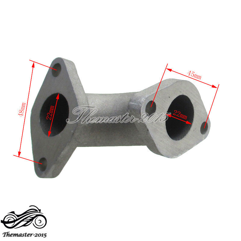 ya 3 6.25.2 Intake Pipe Manifold For Kandi 49cc 110cc Go Kart Buggy 49FM5 110GKG-2