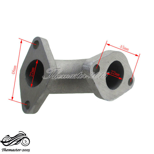 ya 3 6.25.2 Intake Pipe Manifold For Kandi 49cc 110cc Go Kart Buggy 49FM5 110GKG-2