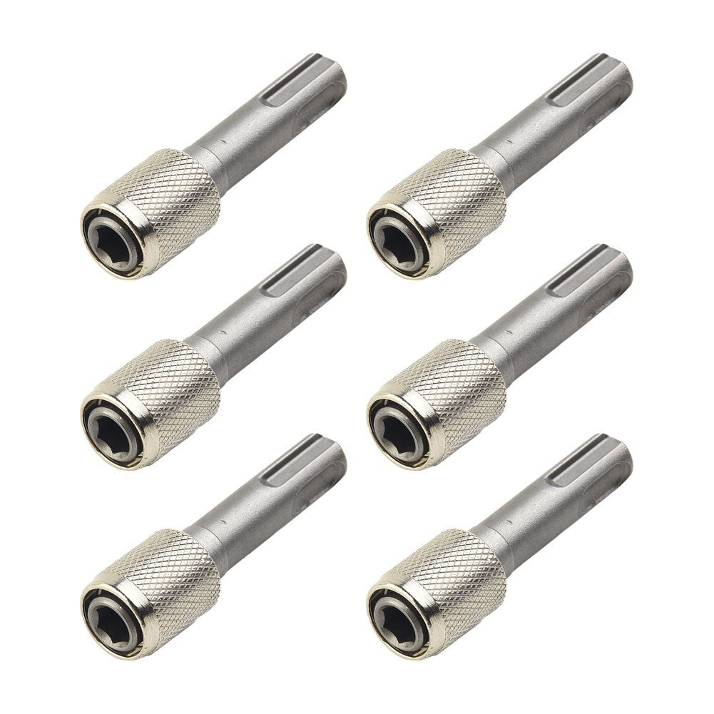 ya 14 Metal Socket Adapter Pack 6PCS for SDS to Hex Shank Tool Compatibility