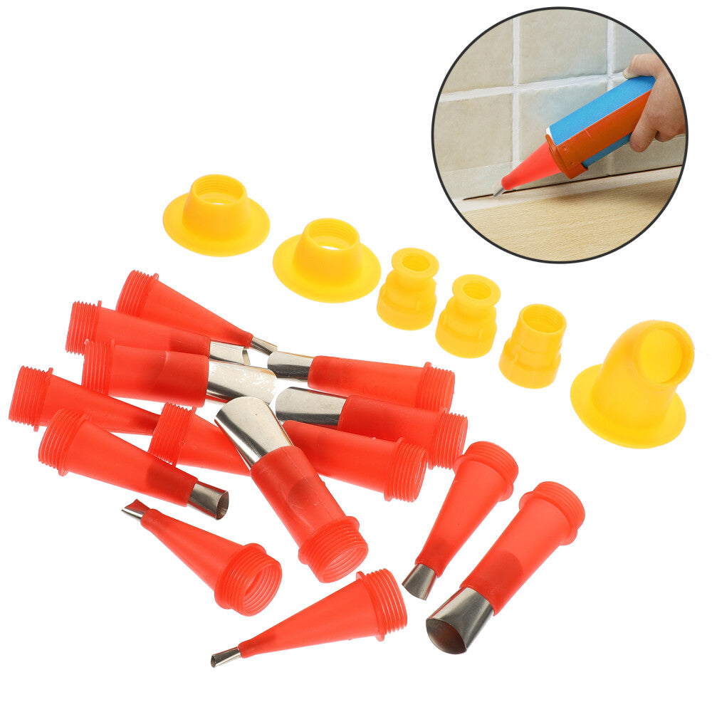 ya 14 1 Set Caulking Tool Replacement Caulking Nozzle Applicator Edging Tool