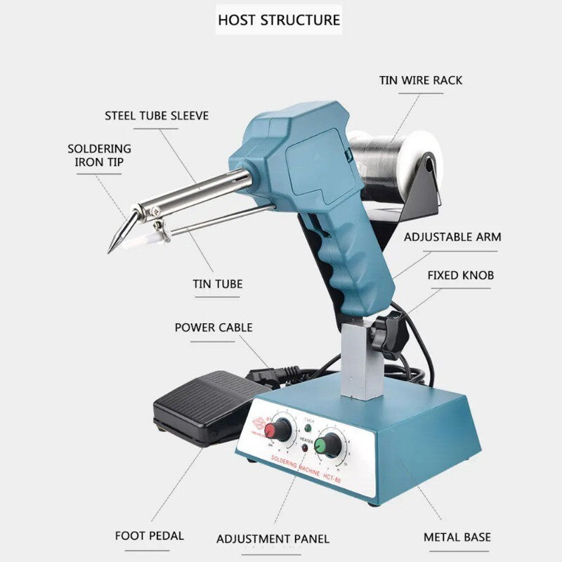 ya 25 HCT-80 Pedal Automatic Solder Spot Welder Constant Temperature Electric Iron