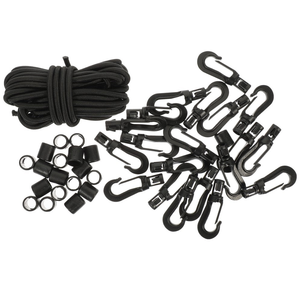 ya 1 7.7 Elastic String Hook Boat Bungee Dock Line Mooring Rope Docking and Equipment