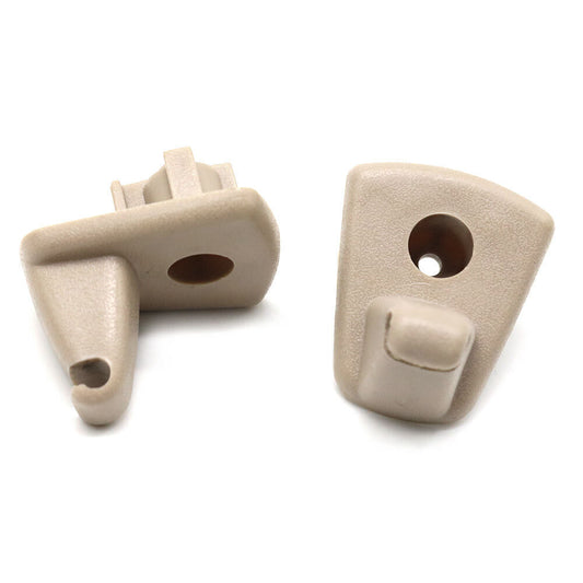 2X Beige Sun Visor Holder Hook Clips for Chrysler 300 300C for Dodge for Charger Magnum