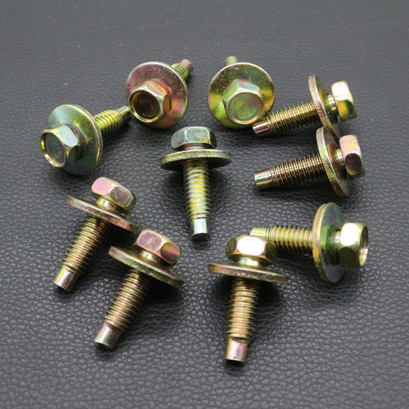 ya 5 8.7 10Pcs for Ford Body Bolts Dog Point 5/16 -18 X 1-1/16 Hex Head 384921-S36