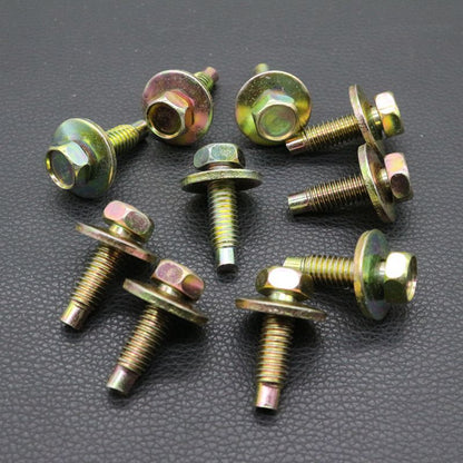 ya 5 8.7 10Pcs for Ford Body Bolts Dog Point 5/16 -18 X 1-1/16 Hex Head 384921-S36