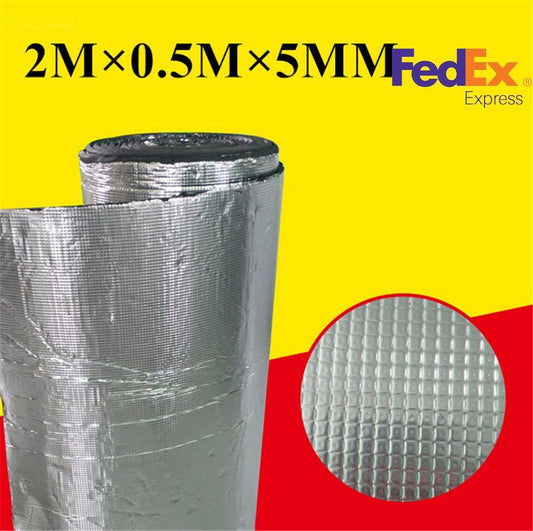 ya 7 6.10.3 1PC 2x0.5m Car Hood Trunk Floor Firewall Flame Retardant Mat Heat Insulated Pad
