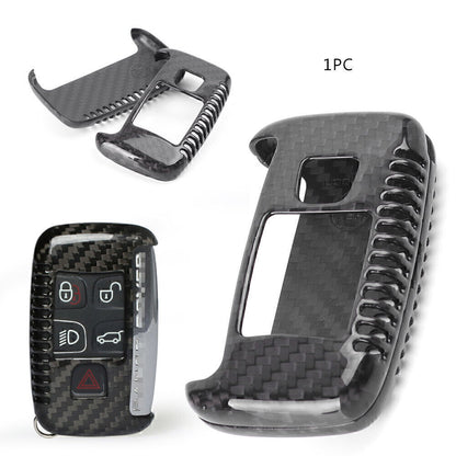 ya 5 8.7 Carbon Fiber Key Cover Direct Replace for Jaguar XE XF XJ F TYPE Key Fob Remote