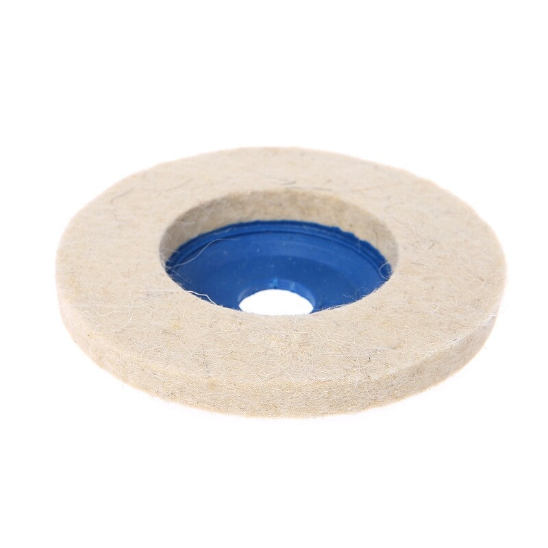 ya 17 5Pcs 4 Round Polishing Wheel Felt Wool Buffing Polishers Pad Buffer Disc Tools