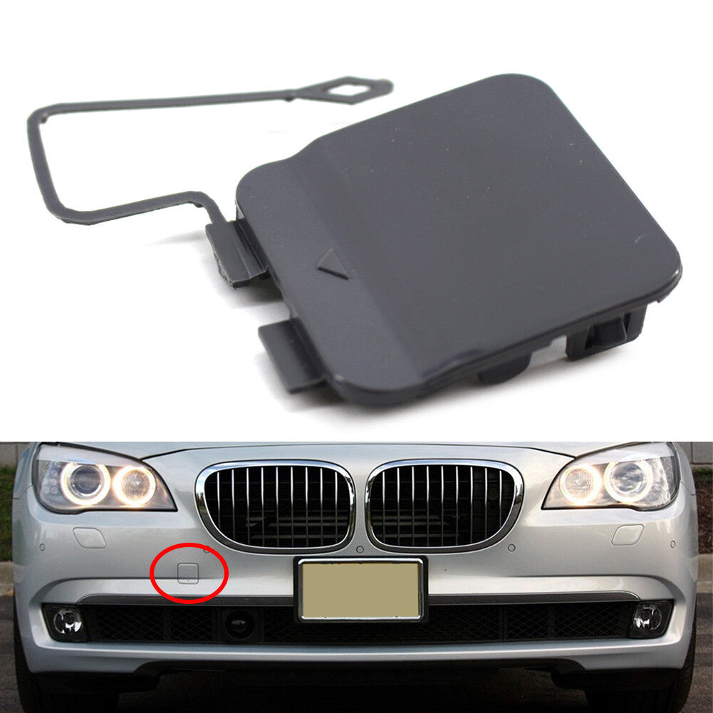 ya 4 6.17.2 Front Bumper Tow Hook Eye Cover for BMW 7 Series F01 F02 2009-2012 Auto