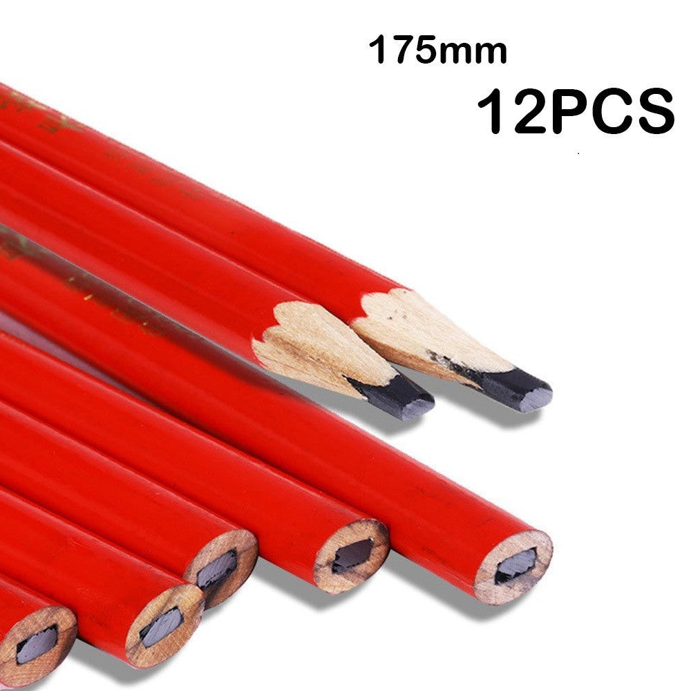 ya 14 Pencils 145mm Black Carpenters Construction Marking Pencil Tool Protable