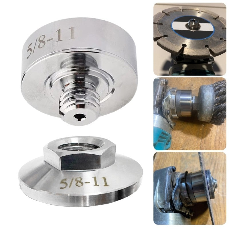 ya 17 Angles Grinder 5/8-11 Thread Adapter with Locking Flange Nut for X Lock Upgrades