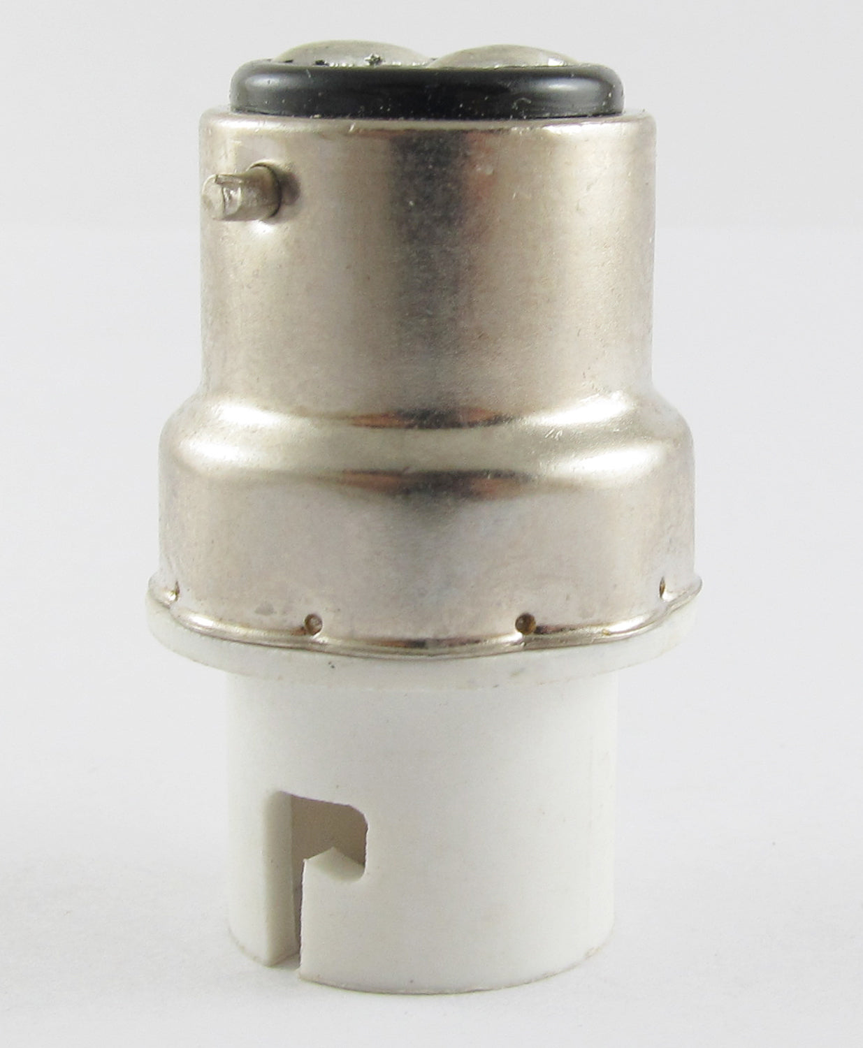 ya 14 1pc B22 Male to BA15D Female Socket Base LED Halogen CFL Light Bulb Lamp Adapter