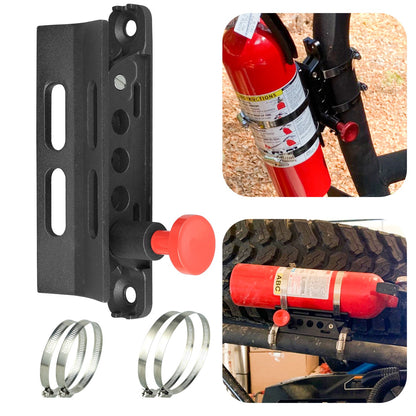 ya 5 8.7 Quick Release Roll Bar Fire Extinguisher Mount Holder for for Jeep for Wrangler for Polaris