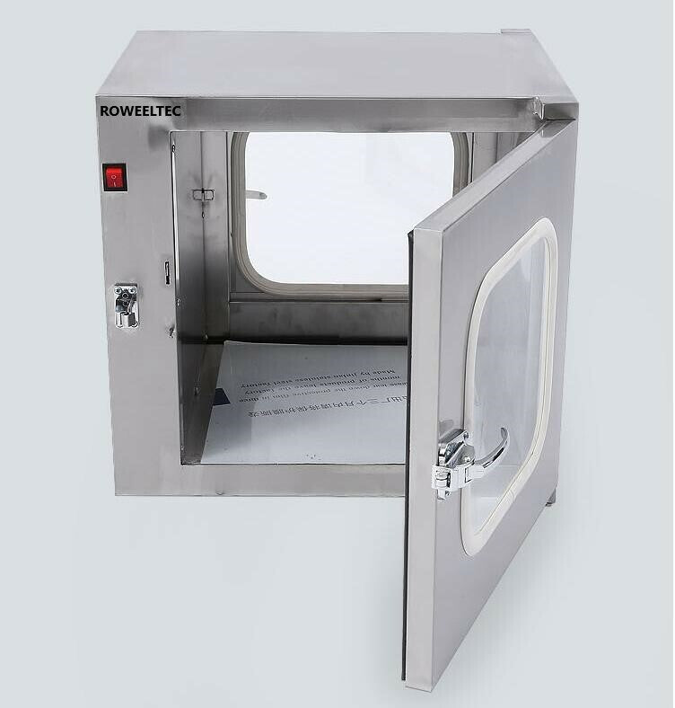 Stainless Steel Cleanroom Tech Pass Through Cleanroom Eauipment 110V/220V New