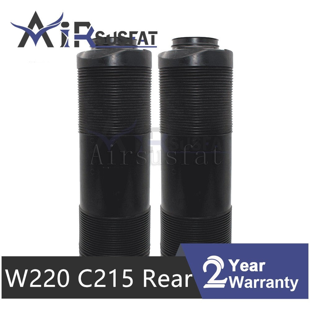 ya 1 8.5.2 Pair for Mercedes W220 C215 Rear Dust Cover ABC Hydraulic Shock Rubber Boot