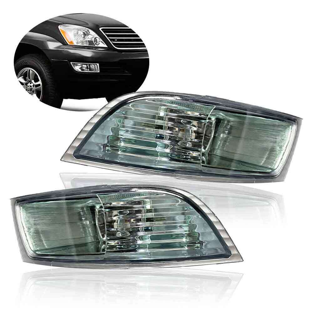 ya 1 8.5.2 2PCS Bumper Fog Light Driving Lamps for Lexus GX470 2003-2009 W/Blubs Left+Right