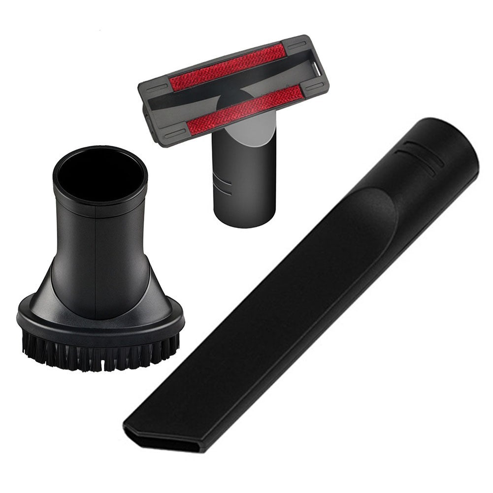 ya 25 Furniture Brush Suction Nozzle Home Round Brush Crevice Nozzle Black Dry