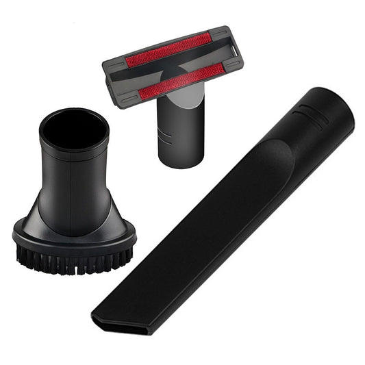 ya 25 Furniture Brush Suction Nozzle Home Round Brush Crevice Nozzle Black Dry