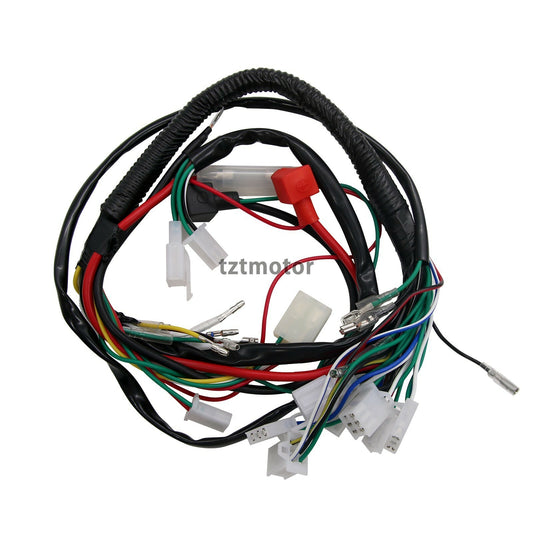 ya 8 5.27.2 Set of ATV Wiring Harness QUAD Dune Buggy CDI Electric Start for 50 70 90 110CC