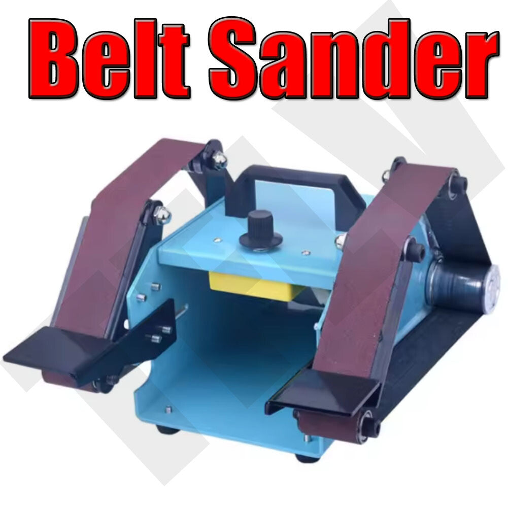 ya 17 Double Axis Electric Sander Sanding Belt Variable Speed Grinding Machine 950W,