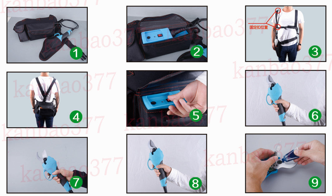ya 25 110V Electric Pruning Shears Gardening Cutting Tools Pruning Shears Scissors,