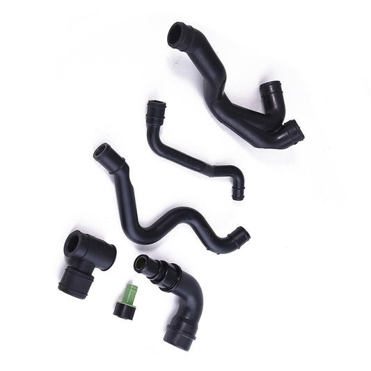 ya 1 7.3 6pcs Engine Crankcase Breather Hose Kit for VW for JETTA for Golf MK4 1.8T 06A 103 213 F