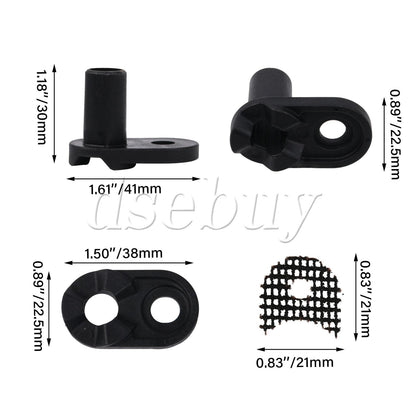 ya 26 Plastic Reigerator Door Closer Kit 4318165 Replacement Parts 2155313 Black