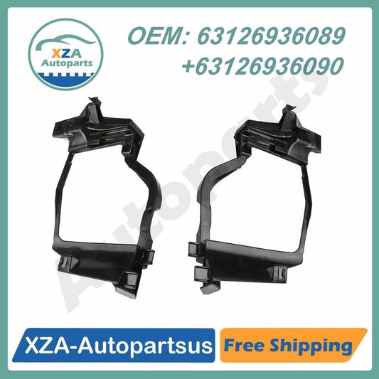 ya 13 5.27.2 Pair Left Right Headlight Mount Bracket for BMW E60 E61 5-Series 525i 528i 530i