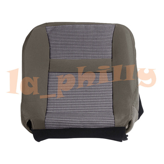 ya 12 5.22 Fits 2006 2007-2010 for Dodge for Ram 1500 2500 3500 Driver Bottom Cloth for Seat Cover Gray