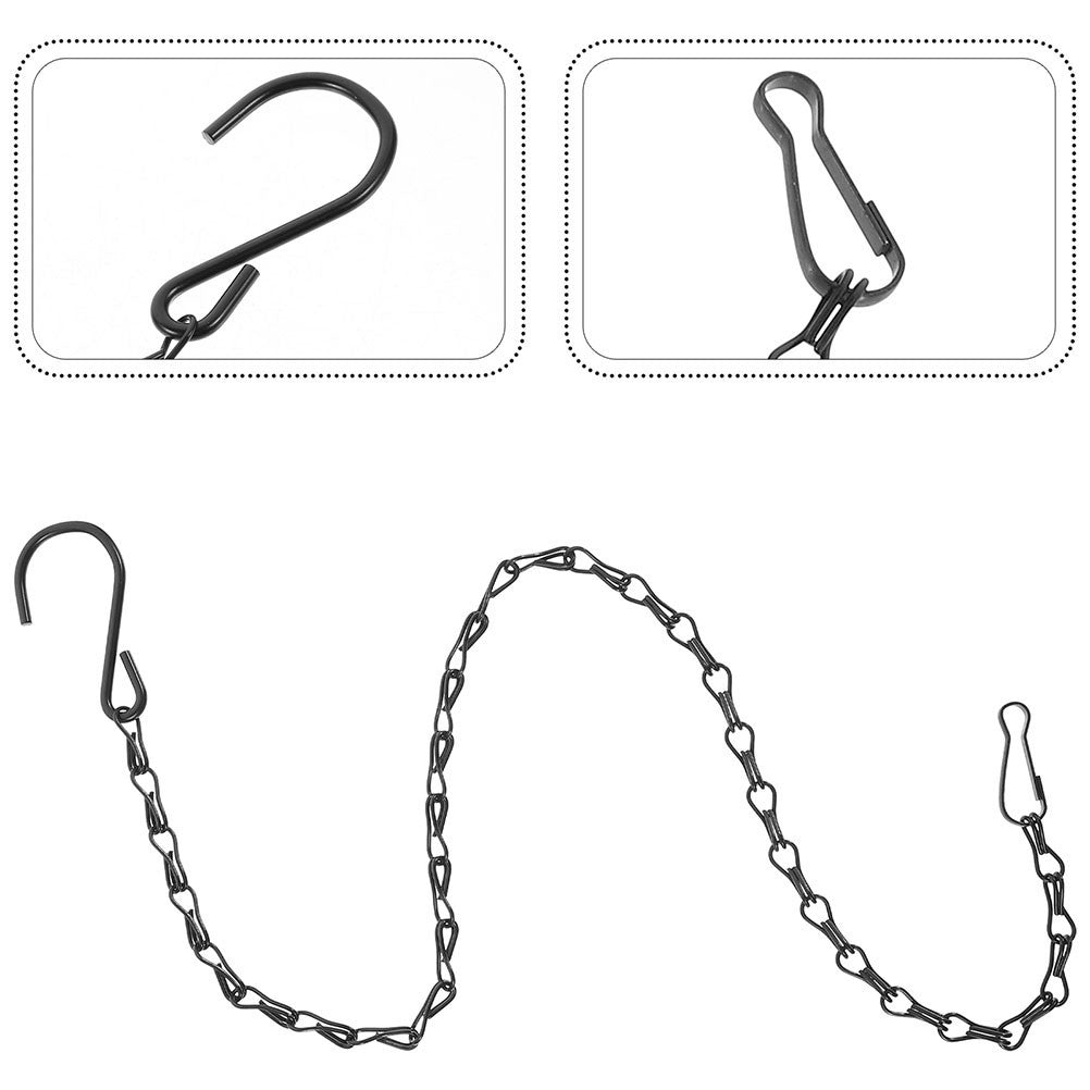 ya 14 6 Pcs Hanging Planters Basket Hooks Chains Flower Pot Hanger Hangers for Pots