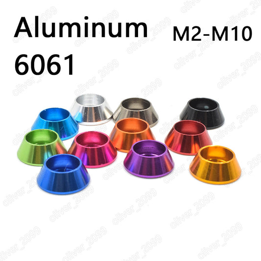 Aluminum 6061 Fisheye Washer Socket Cap Head Gasket M2 M2.5 M3 M4 M5 M6 M8 M10