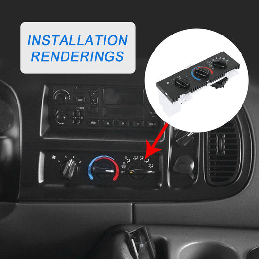 ya 12 5.28 55055459AF for Dodge for Ram Van 98-03 A/C Heater for MAN ual Climate Temp Control Panel
