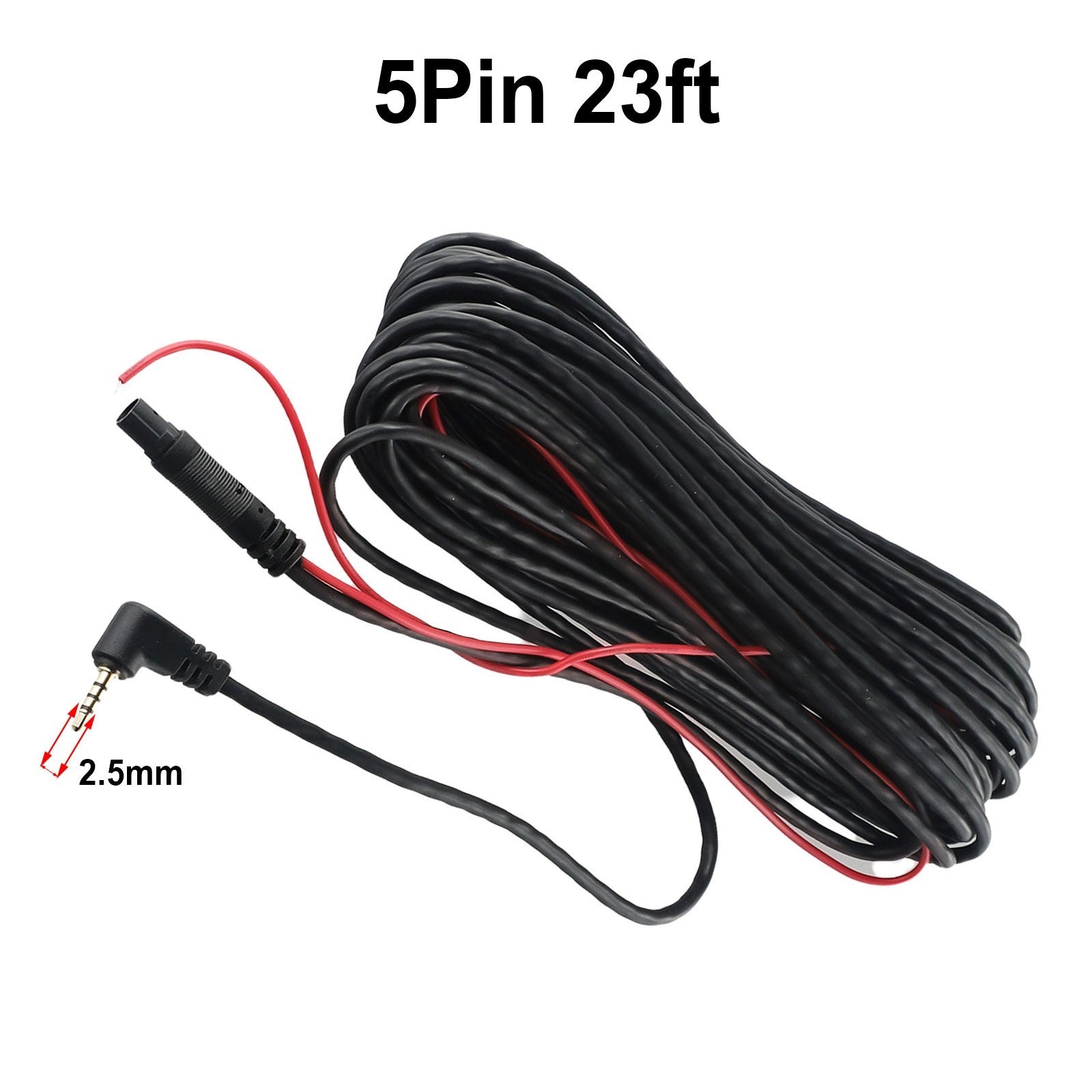 ya 2 7.15 9m Car DVR Backup Rear View Camera 2.5mm Extension Cable 5 Pin Cord Wire