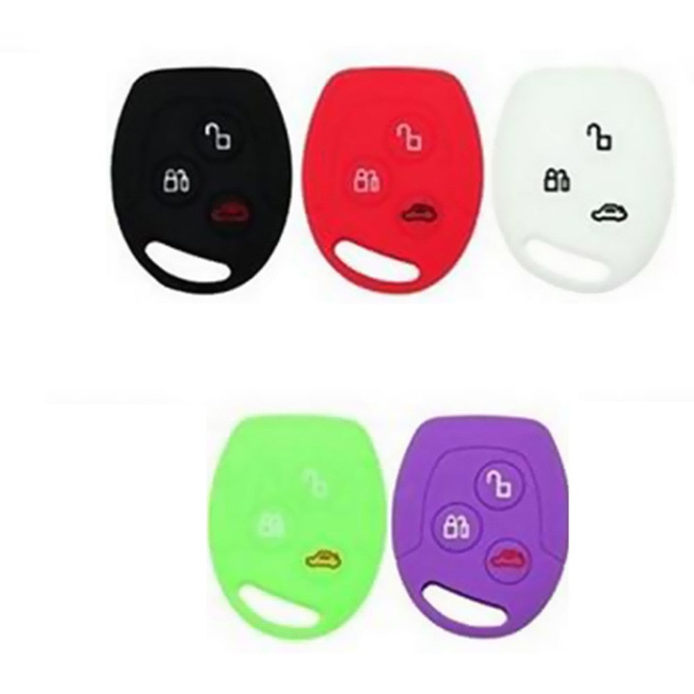 ya 10 5.28 3 Buttons Silicone Key Cover Car Remote Protective Case Protector