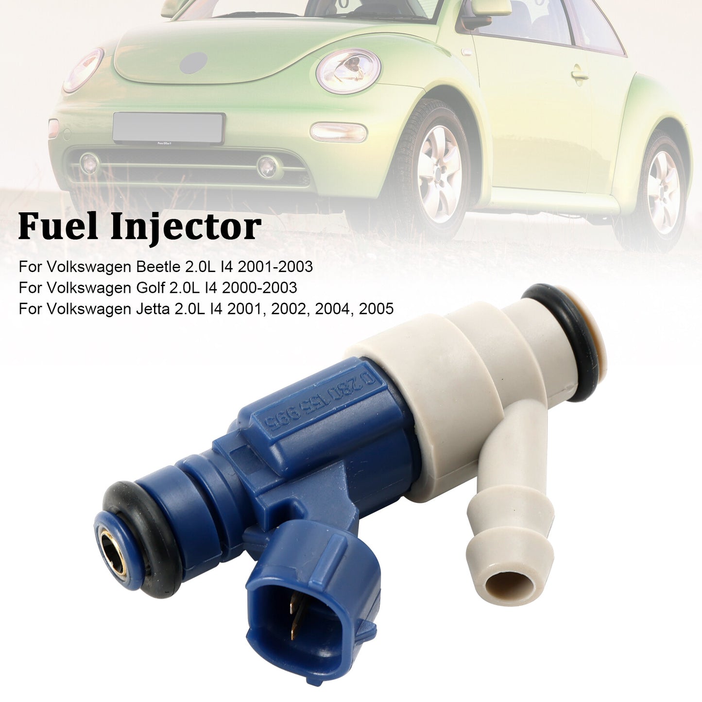 ya 1 8.5.1 1PCS Fuel Injector 0280155995 for VW for Golf Beetle for Jetta 2.0L I4 2000-05