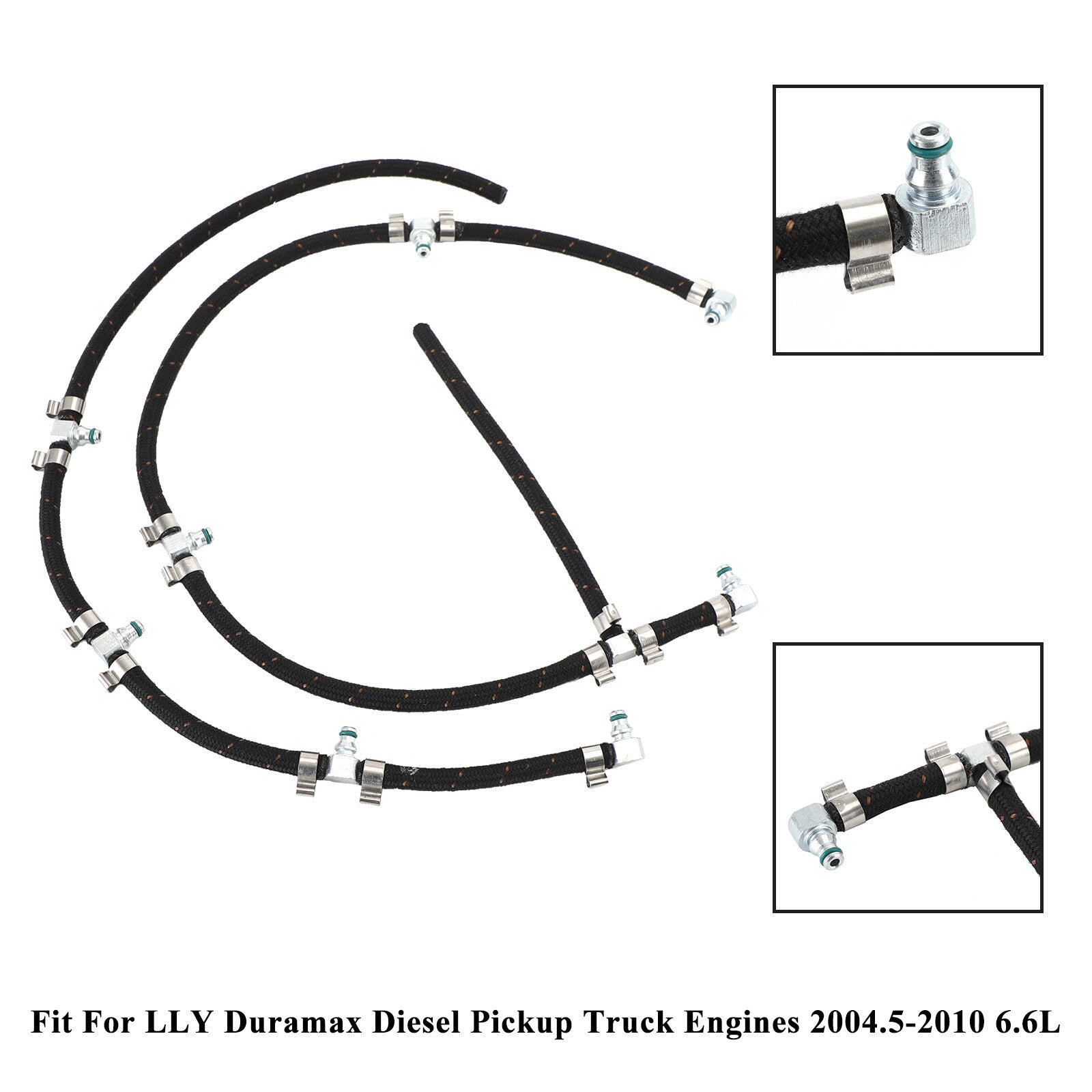 ya 1 8.5.4 Fuel Injector Return Line Kit for Duramax 2004-2010 6.6L Diesel Truck Engines
