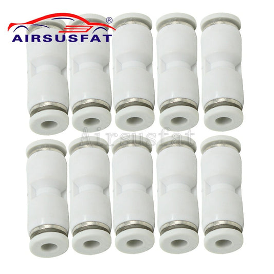ya 1 8.12 baidi 10x 4mm for Mercedes Air Suspension Air Pipe Hose Repair Straight Connectors 