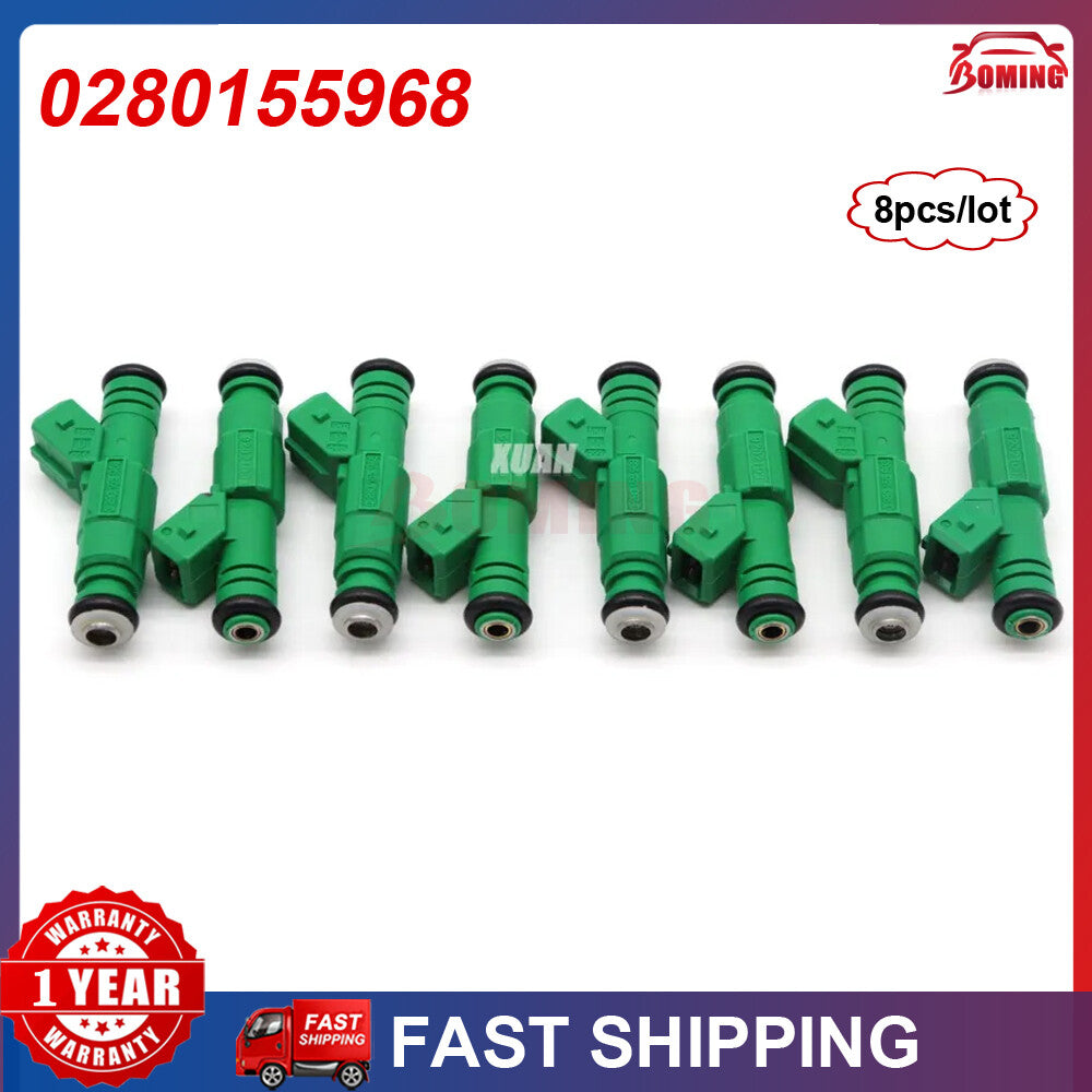 ya 1 7.2 8PCS 0280155968 New Fuel Injectors For GM for Ford TBI LT1 LS1 LS6 V8 EV1 for Chevy